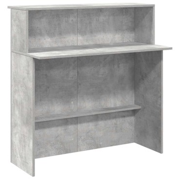 vidaXL Γραφείο υποδοχής 180x50x103,5cm Επεξεργασμένο Ξύλο 1 τεμ.