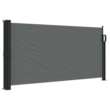 vidaXL Πτυσσόμενη Πλαϊνή Τέντα Ανθρακί 100x300 εκ.