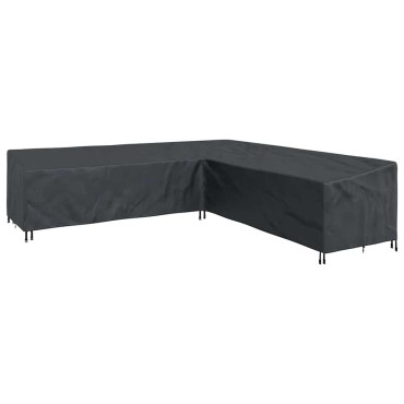 vidaXL Κάλυμμα επίπλων Μαύρο 300x300x80cm Ύφασμα Oxford 210D 1 τεμ.