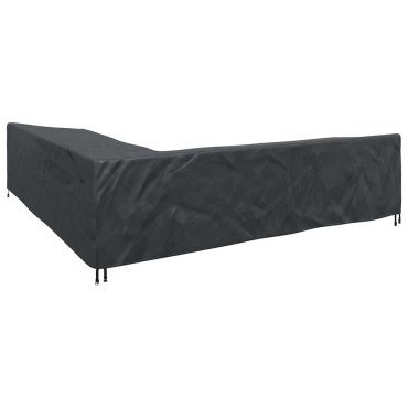 vidaXL Κάλυμμα επίπλων 325x325x80cm Ύφασμα Oxford 210D Σχήμα L 1 τεμ.