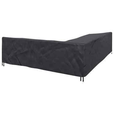 vidaXL Κάλυμμα επίπλων 355x275x80cm Ύφασμα Oxford 210D Σχήμα L 1 τεμ.