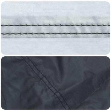 vidaXL Κάλυμμα επίπλων 355x275x80cm Ύφασμα Oxford 210D Σχήμα L 1 τεμ.