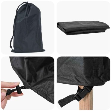vidaXL Κάλυμμα επίπλων 355x275x80cm Ύφασμα Oxford 210D Σχήμα L 1 τεμ.