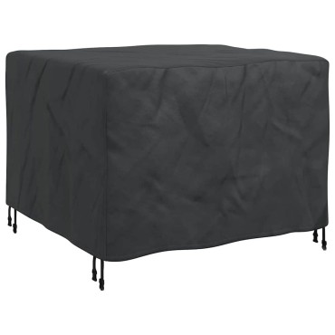 vidaXL Κάλυμμα επίπλων Μονόχρωμο Μαύρο 113x113x73cm 210D 1 τεμ.