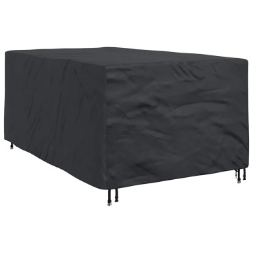vidaXL Κάλυμμα επίπλων Μονόχρωμο Μαύρο 143x225x90cm 420D 1 τεμ.