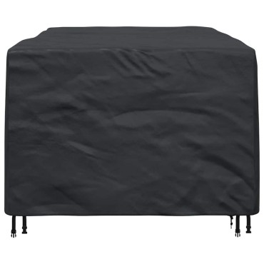 vidaXL Κάλυμμα επίπλων Μονόχρωμο Μαύρο 143x225x90cm 420D 1 τεμ.