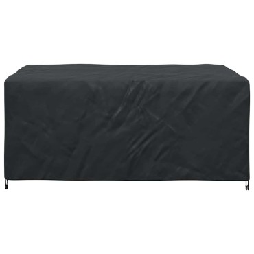 vidaXL Κάλυμμα επίπλων Μονόχρωμο Μαύρο 143x225x90cm 420D 1 τεμ.
