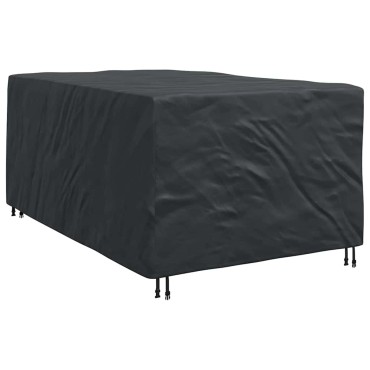 vidaXL Κάλυμμα επίπλων Μονόχρωμο Μαύρο 143x225x90cm 420D 1 τεμ.