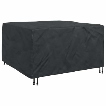 vidaXL Κάλυμμα επίπλων Μονόχρωμο Μαύρο 150x150x75cm 210D 1 τεμ.