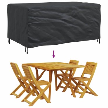vidaXL Κάλυμμα επίπλων Μονόχρωμο Μαύρο 172x113x73cm 420D 1 τεμ.