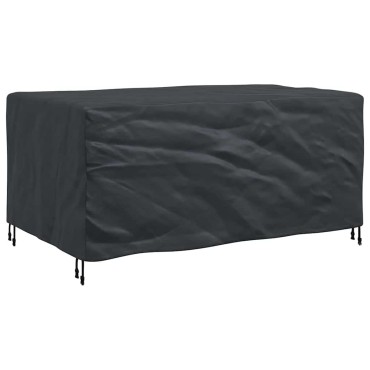 vidaXL Κάλυμμα επίπλων Μονόχρωμο Μαύρο 172x113x73cm 600D 1 τεμ.