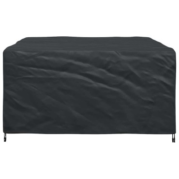 vidaXL Κάλυμμα επίπλων Μονόχρωμο Μαύρο 180x190x85cm 210D 1 τεμ.