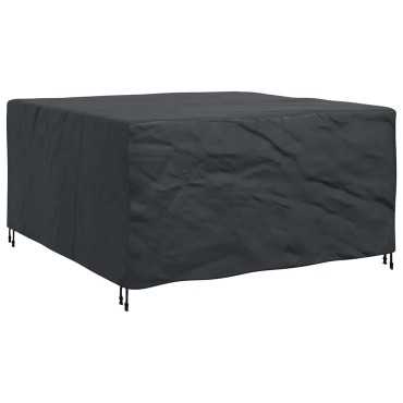 vidaXL Κάλυμμα επίπλων Μονόχρωμο Μαύρο 180x190x85cm 210D 1 τεμ.