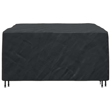 vidaXL Κάλυμμα επίπλων Μονόχρωμο Μαύρο 180x190x85cm 420D 1 τεμ.