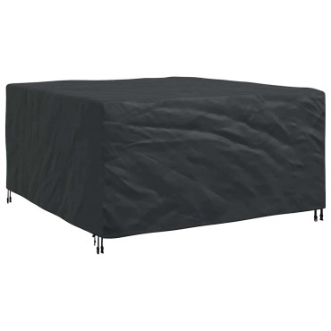 vidaXL Κάλυμμα επίπλων Μονόχρωμο Μαύρο 180x190x85cm 600D 1 τεμ.