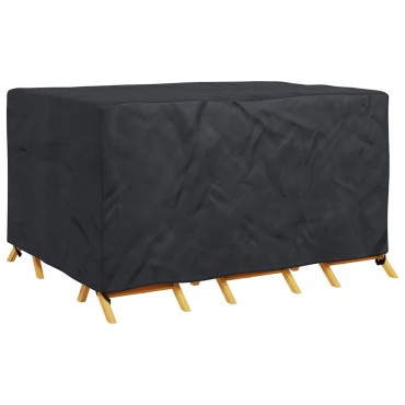 vidaXL Κάλυμμα επίπλων Μονόχρωμο Μαύρο 180x140x90cm 210D 1 τεμ.