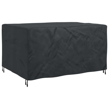 vidaXL Κάλυμμα επίπλων Μονόχρωμο Μαύρο 180x150x85cm 210D 1 τεμ.