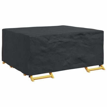 vidaXL Κάλυμμα επίπλων Μονόχρωμο Μαύρο 200x160x70cm 420D 1 τεμ.