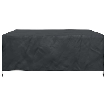 vidaXL Κάλυμμα επίπλων Μονόχρωμο Μαύρο 200x200x90cm 420D 1 τεμ.