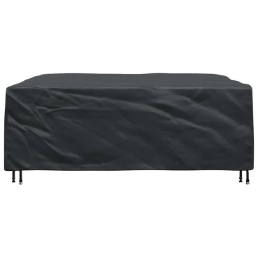 vidaXL Κάλυμμα επίπλων Μονόχρωμο Μαύρο 200x200x90cm 420D 1 τεμ.