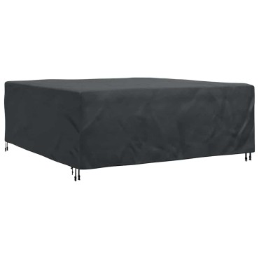 vidaXL Κάλυμμα επίπλων Μονόχρωμο Μαύρο 200x200x90cm 420D 1 τεμ.