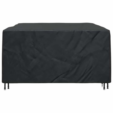 vidaXL Κάλυμμα επίπλων Μονόχρωμο Μαύρο 220x190x85cm 420D 1 τεμ.