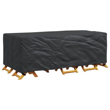 vidaXL Κάλυμμα επίπλων Μονόχρωμο Μαύρο 229x113x73cm 210D 1 τεμ.