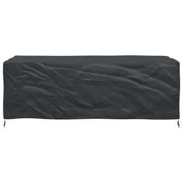 vidaXL Κάλυμμα επίπλων Μονόχρωμο Μαύρο 229x113x73cm 210D 1 τεμ.