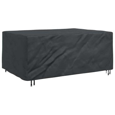 vidaXL Κάλυμμα επίπλων Μονόχρωμο Μαύρο 230x165x80cm 210D 1 τεμ.