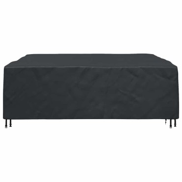 vidaXL Κάλυμμα επίπλων Μονόχρωμο Μαύρο 235x235x70cm 210D 1 τεμ.