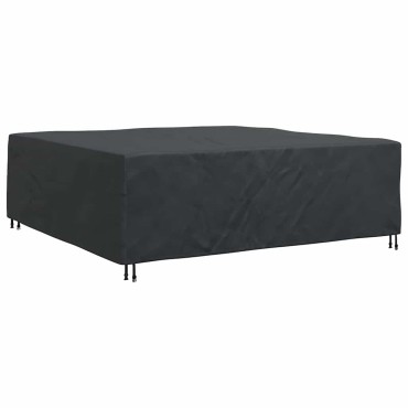 vidaXL Κάλυμμα επίπλων Μονόχρωμο Μαύρο 235x235x70cm 210D 1 τεμ.