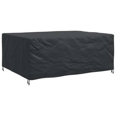 vidaXL Κάλυμμα επίπλων Μονόχρωμο Μαύρο 240x190x90cm 210D 1 τεμ.