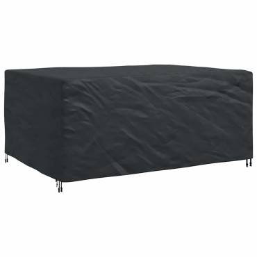 vidaXL Κάλυμμα επίπλων Μονόχρωμο Μαύρο 240x160x100cm 210D 1 τεμ.