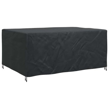 vidaXL Κάλυμμα επίπλων Μονόχρωμο Μαύρο 240x180x100cm 210D 1 τεμ.