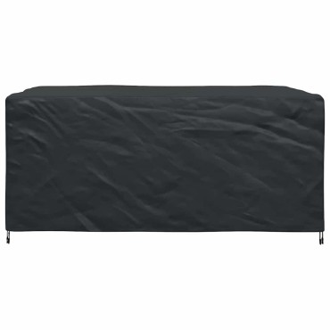 vidaXL Κάλυμμα επίπλων Μονόχρωμο Μαύρο 240x180x100cm 420D 1 τεμ.