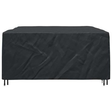 vidaXL Κάλυμμα επίπλων Μονόχρωμο Μαύρο 250x210x90cm 210D 1 τεμ.