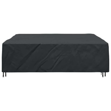 vidaXL Κάλυμμα επίπλων Μονόχρωμο Μαύρο 260x260x90cm 210D 1 τεμ.