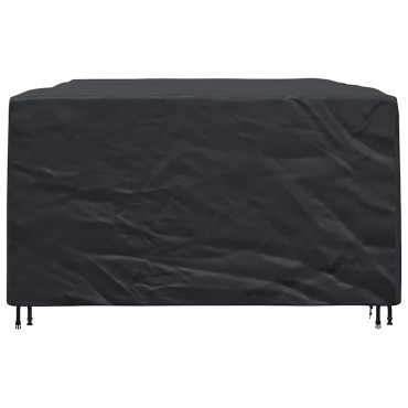 vidaXL Κάλυμμα επίπλων Μονόχρωμο Μαύρο 270x180x90cm 210D 1 τεμ.