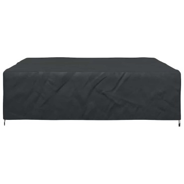 vidaXL Κάλυμμα επίπλων Μονόχρωμο Μαύρο 275x275x70cm 210D 1 τεμ.