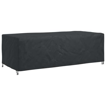 vidaXL Κάλυμμα επίπλων Μονόχρωμο Μαύρο 300x110x70cm 210D 1 τεμ.