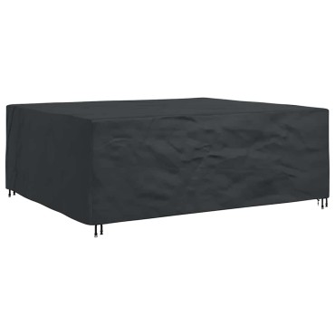 vidaXL Κάλυμμα επίπλων Μονόχρωμο Μαύρο 300x250x70cm 210D 1 τεμ.