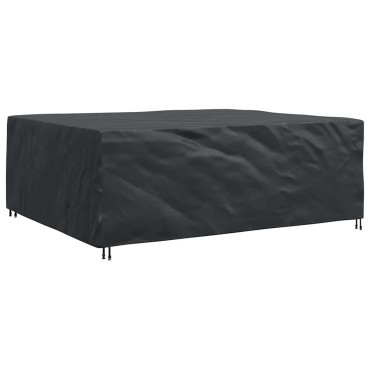 vidaXL Κάλυμμα επίπλων Μονόχρωμο Μαύρο 300x250x70cm 210D 1 τεμ.