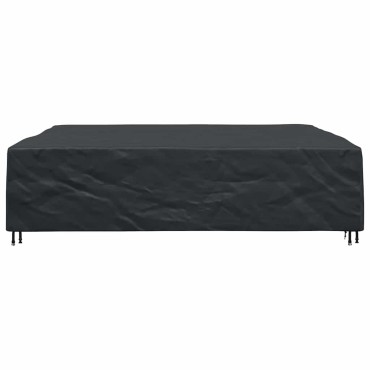 vidaXL Κάλυμμα επίπλων Μονόχρωμο Μαύρο 300x300x70cm 420D 1 τεμ.