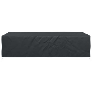vidaXL Κάλυμμα επίπλων Μονόχρωμο Μαύρο 315x180x74cm 420D 1 τεμ.