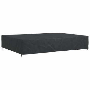 vidaXL Κάλυμμα επίπλων Μονόχρωμο Μαύρο 400x300x70cm 420D 1 τεμ.