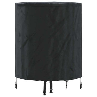 vidaXL Κάλυμμα Τραπέζι Μονόχρωμο Μαύρο 62x62x70cm ύφασμα 1 τεμ.