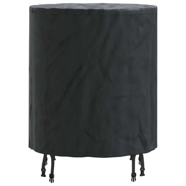 vidaXL Κάλυμμα Τραπέζι 62x62x70cm ύφασμα Γύρος Αδιάβροχο Μαύρο 1 τεμ.