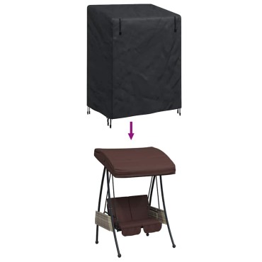 vidaXL Κάλυμμα για κούνια εξωτερικού χώρου 120x90x155cm 1 τεμ.