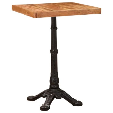 vidaXL Τραπέζι Bistro Καφέ 50x50x76cm Στερεό Ξύλο Ακακίας 1 τεμ.