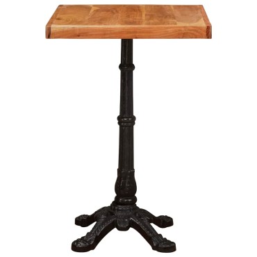 vidaXL Τραπέζι Bistro 50x50x76cm Στερεό Ξύλο Ακακίας Καφέ 1 τεμ.